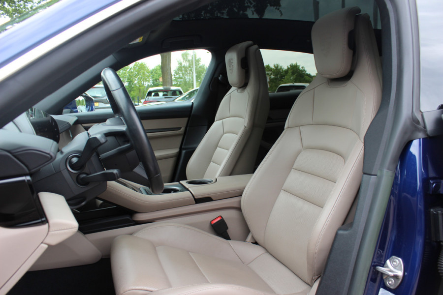 Porsche Taycan Cross Turismo 93 kWh / SoH 93,7% / Panoramadak / 360Camera / Luchtvering / Sportchrono / 20'' / Warmtepomp / Stoelverwarming 4x / DAB / CarPlay / Cruise Control