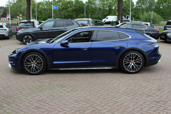 Porsche Taycan Cross Turismo 93 kWh / SoH 93,7% / Panoramadak / 360Camera / Luchtvering / Sportchrono / 20'' / Warmtepomp / Stoelverwarming 4x / DAB / CarPlay / Cruise Control
