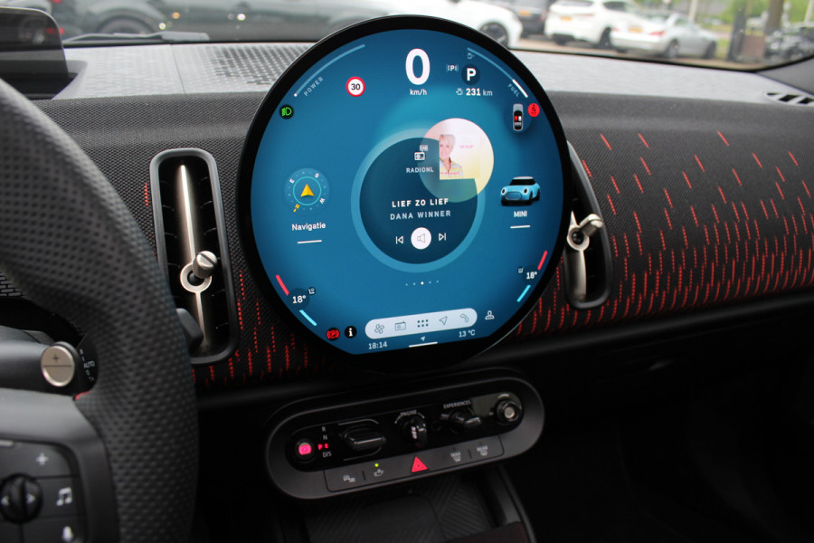 MINI Countryman 1.5 C John Cooper Works XL / Trekhaak / Panoramadak / 360Camera / Head-up / Harman Kardon / 20'' / Leder / Sfeerverlichting / LED / CarPlay / Dodehoek / DAB / ACC