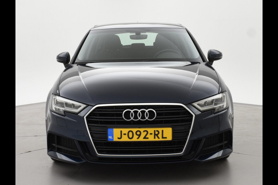 Audi A3 Sportback 40 TFSI 190 PK S-TONIC AUT. DESIGN PRO LINE *COSMOSBLAUW METALLIC* + CARPLAY | STOEL/STUURVERW. | 18 INCH