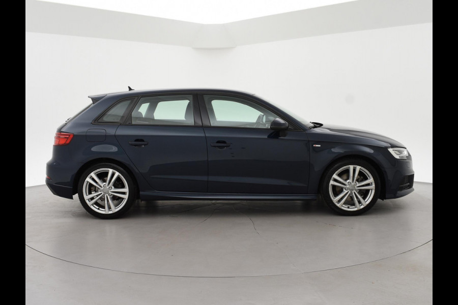 Audi A3 Sportback 40 TFSI 190 PK S-TONIC AUT. DESIGN PRO LINE *COSMOSBLAUW METALLIC* + CARPLAY | STOEL/STUURVERW. | 18 INCH