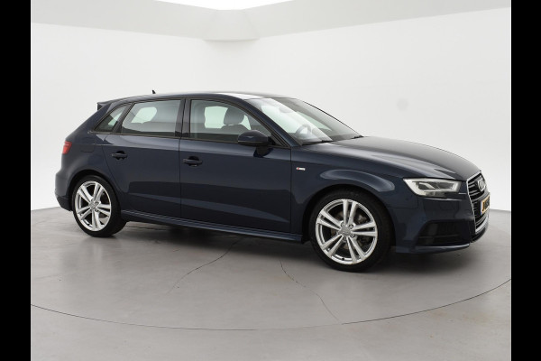 Audi A3 Sportback 40 TFSI 190 PK S-TONIC AUT. DESIGN PRO LINE *COSMOSBLAUW METALLIC* + CARPLAY | STOEL/STUURVERW. | 18 INCH