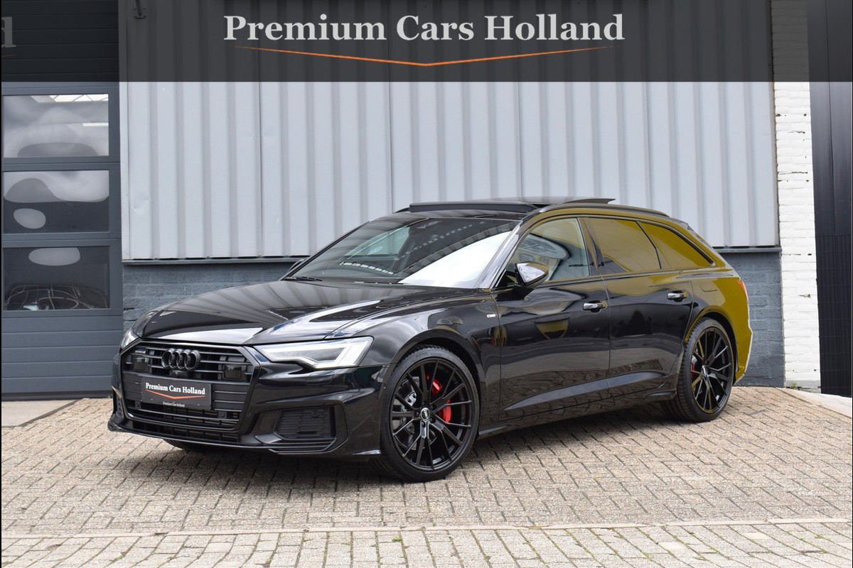 Audi A6 Avant 55 TFSI e Quattro S-Line 367 Pk Pano RS-Stoel Rood Stiksel Keyless Trekhaak ACC S6 Diffusor 21 Inch