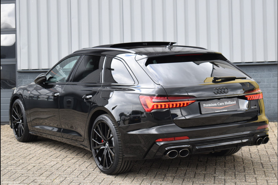 Audi A6 Avant 55 TFSI e Quattro S-Line 367 Pk Pano RS-Stoel Rood Stiksel Keyless Trekhaak ACC S6 Diffusor 21 Inch