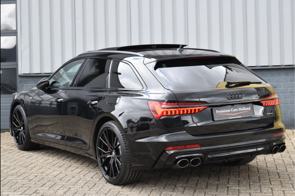 Audi A6 Avant 55 TFSI e Quattro S-Line 367 Pk Pano RS-Stoel Rood Stiksel Keyless Trekhaak ACC S6 Diffusor 21 Inch