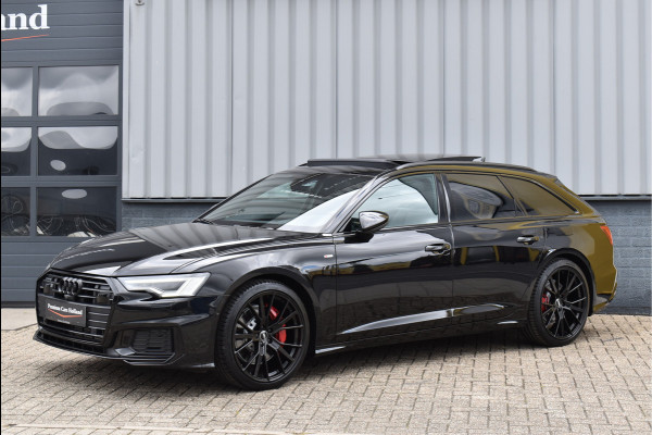 Audi A6 Avant 55 TFSI e Quattro S-Line 367 Pk Pano RS-Stoel Rood Stiksel Keyless Trekhaak ACC S6 Diffusor 21 Inch