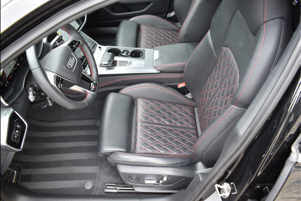 Audi A6 Avant 55 TFSI e Quattro S-Line 367 Pk Pano RS-Stoel Rood Stiksel Keyless Trekhaak ACC S6 Diffusor 21 Inch