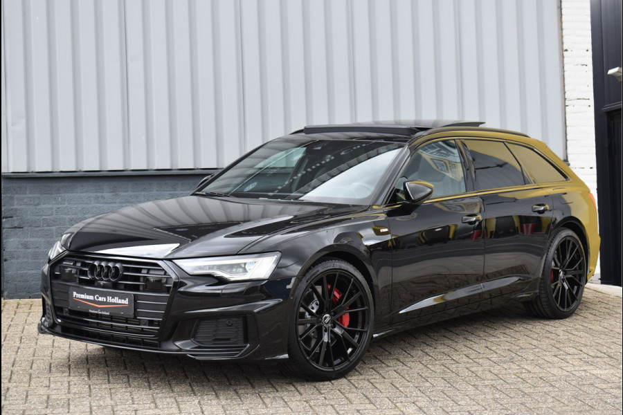 Audi A6 Avant 55 TFSI e Quattro S-Line 367 Pk Pano RS-Stoel Rood Stiksel Keyless Trekhaak ACC S6 Diffusor 21 Inch