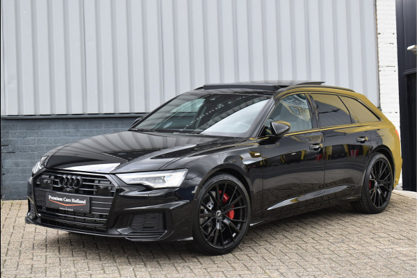 Audi A6 Avant 55 TFSI e Quattro S-Line 367 Pk Pano RS-Stoel Rood Stiksel Keyless Trekhaak ACC S6 Diffusor 21 Inch