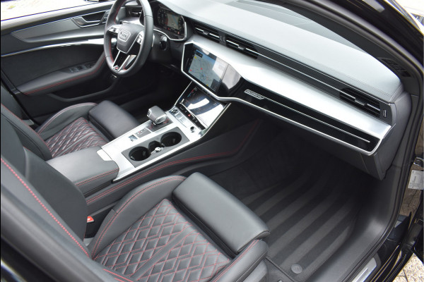 Audi A6 Avant 55 TFSI e Quattro S-Line 367 Pk Pano RS-Stoel Rood Stiksel Keyless Trekhaak ACC S6 Diffusor 21 Inch