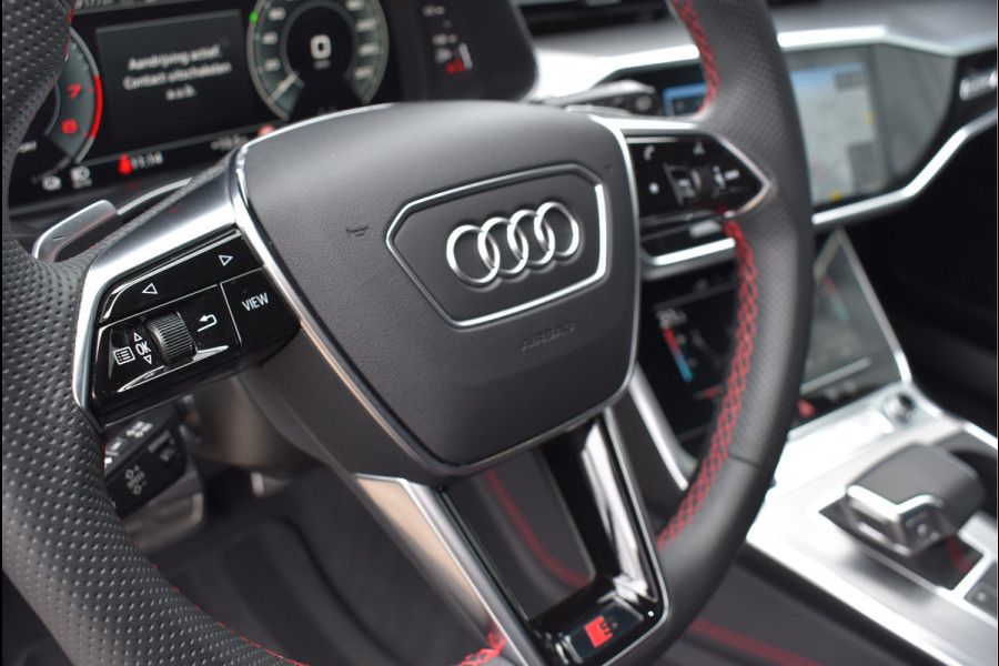 Audi A6 Avant 55 TFSI e Quattro S-Line 367 Pk Pano RS-Stoel Rood Stiksel Keyless Trekhaak ACC S6 Diffusor 21 Inch