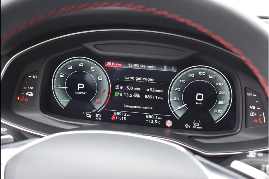 Audi A6 Avant 55 TFSI e Quattro S-Line 367 Pk Pano RS-Stoel Rood Stiksel Keyless Trekhaak ACC S6 Diffusor 21 Inch