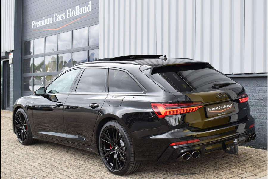 Audi A6 Avant 55 TFSI e Quattro S-Line 367 Pk Pano RS-Stoel Rood Stiksel Keyless Trekhaak ACC S6 Diffusor 21 Inch