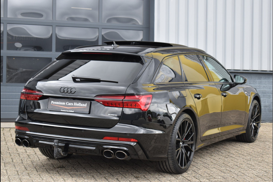Audi A6 Avant 55 TFSI e Quattro S-Line 367 Pk Pano RS-Stoel Rood Stiksel Keyless Trekhaak ACC S6 Diffusor 21 Inch