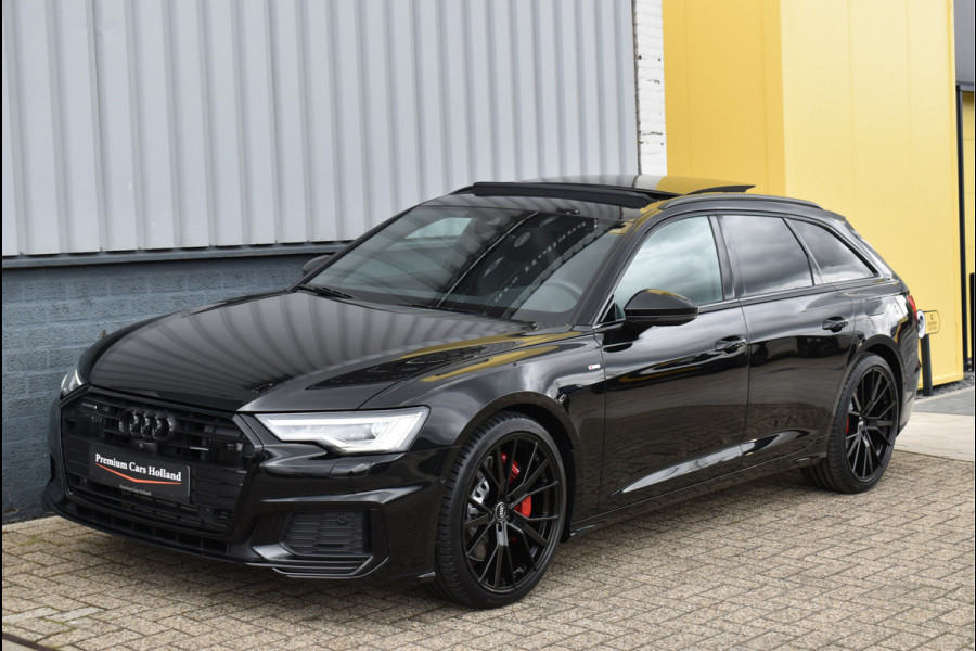 Audi A6 Avant 55 TFSI e Quattro S-Line 367 Pk Pano RS-Stoel Rood Stiksel Keyless Trekhaak ACC S6 Diffusor 21 Inch