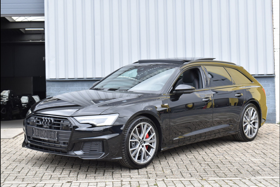 Audi A6 Avant 55 TFSI e Quattro S-Line 367 Pk Pano RS-Stoel Rood Stiksel Keyless Trekhaak ACC S6 Diffusor 21 Inch