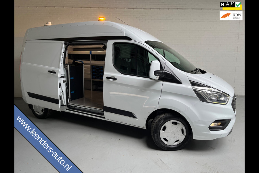 Ford Transit Custom SERVICEWAGEN LANG/ HOOG 320 2.0 TDCI EURO6 L2H2 TREND SORTIMO V230 OMVORMER TREKHAAK STANDKACHEL RIJKLAARPRIJS