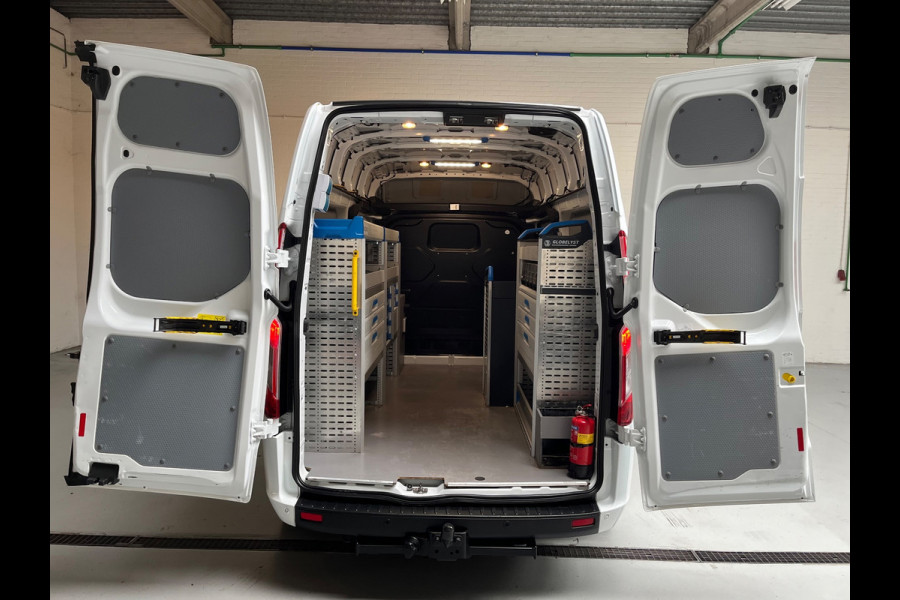 Ford Transit Custom SERVICEWAGEN LANG/ HOOG 320 2.0 TDCI EURO6 L2H2 TREND SORTIMO V230 OMVORMER TREKHAAK STANDKACHEL RIJKLAARPRIJS