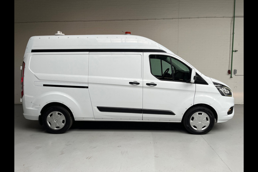 Ford Transit Custom SERVICEWAGEN LANG/ HOOG 320 2.0 TDCI EURO6 L2H2 TREND SORTIMO V230 OMVORMER TREKHAAK STANDKACHEL RIJKLAARPRIJS