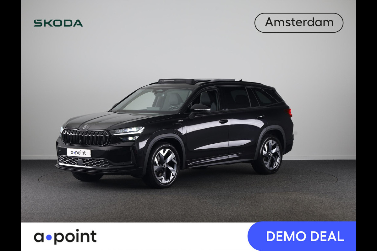 Škoda Kodiaq 1.5 TSI PHEV 204pk Sportline Business | Panoramadak | Trekhaak (wegklapbaar) | Stoelverwarming voor en achter | elek. stoel met geheugen