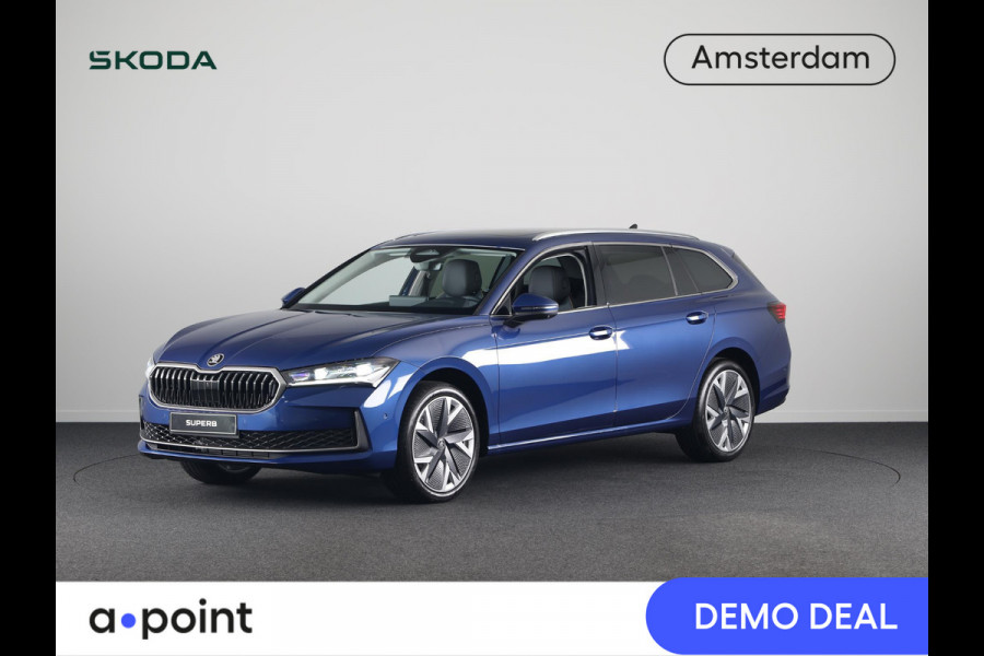 Škoda Superb Combi 1.5 TSI MHEV First Edition 150 p | Panoramadak | 19 inch | Lounge Interieur | Led Matrix | Travel assist plus | Verlengde garantie