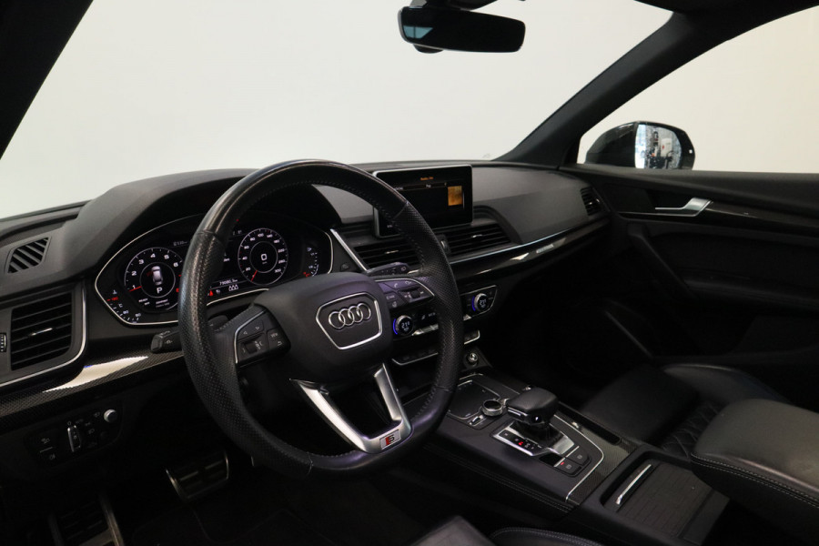 Audi Q5 2.0 TFSI quattro Sport S Line Black Edition QUANTUM GRIJS Head up Leder Panorama dak