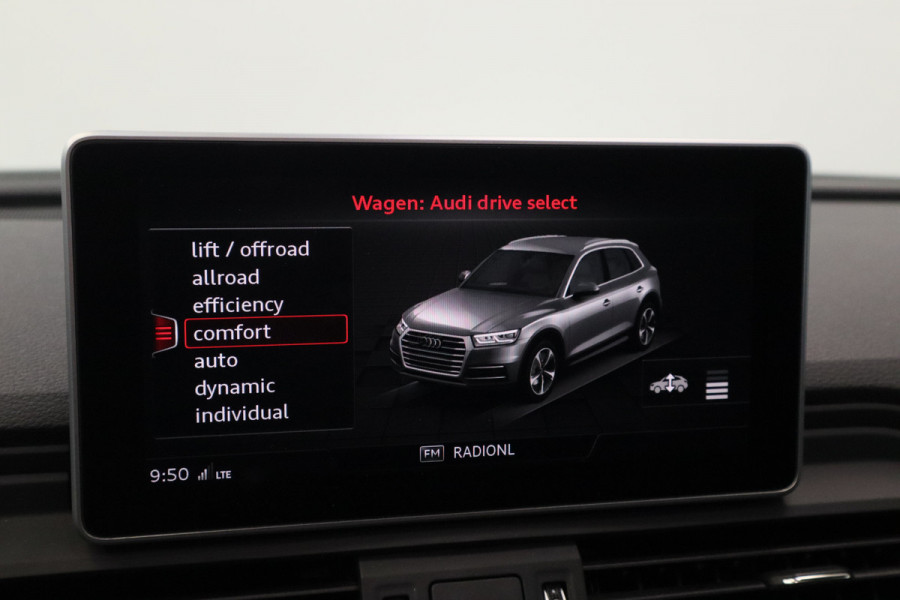 Audi Q5 2.0 TFSI quattro Sport S Line Black Edition QUANTUM GRIJS Head up Leder Panorama dak