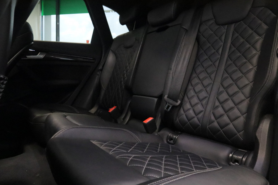 Audi Q5 2.0 TFSI quattro Sport S Line Black Edition QUANTUM GRIJS Head up Leder Panorama dak