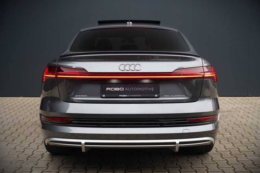 Audi e-tron Sportback 50 quattro S edition 71 kWh S-Line | Panoramadak | Memory Seats | Luchtvering | Adaptive Cruise Control | Apple Carplay | Keyless | Matrix LED | Leder | Stoelverwarming | NAP |