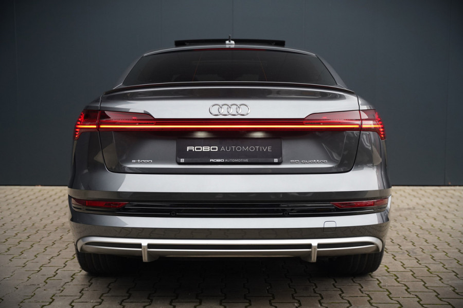 Audi e-tron Sportback 50 quattro S edition 71 kWh S-Line | Panoramadak | Memory Seats | Luchtvering | Adaptive Cruise Control | Apple Carplay | Keyless | Matrix LED | Leder | Stoelverwarming | NAP |