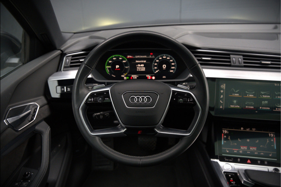 Audi e-tron Sportback 50 quattro S edition 71 kWh S-Line | Panoramadak | Memory Seats | Luchtvering | Adaptive Cruise Control | Apple Carplay | Keyless | Matrix LED | Leder | Stoelverwarming | NAP |