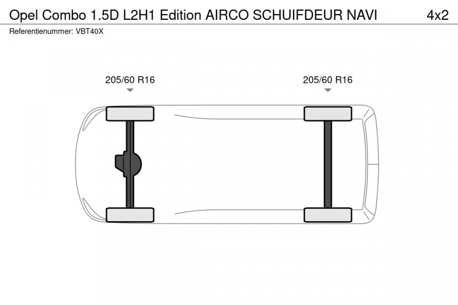 Opel Combo 1.5D L2H1 Edition AIRCO SCHUIFDEUR NAVI
