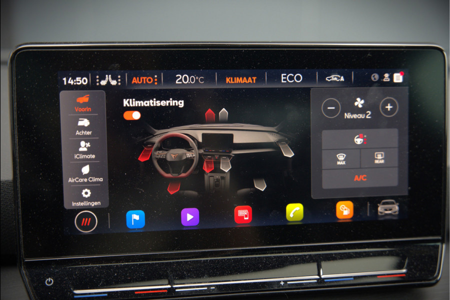 CUPRA Leon 1.4 e-Hybrid VZ Copper Edition | Panoramadak | Stoelverwarming | Stuurverwarming | Kuipstoelen | Camera | Adaptive Cruise Control | Keyless | Ambiance Verlichting | Apple Carplay | SOH 88.53%
