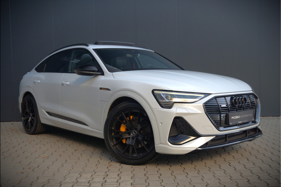 Audi e-tron Sportback 55 quattro S edition 95 kWh S-Line | Panoramadak | Bang & Olufsen | Carbon | Stoelverwarming | Camera | Matrix LED | Luchtvering | Cruise Control | Keyless | B&O | SOH 91,2%