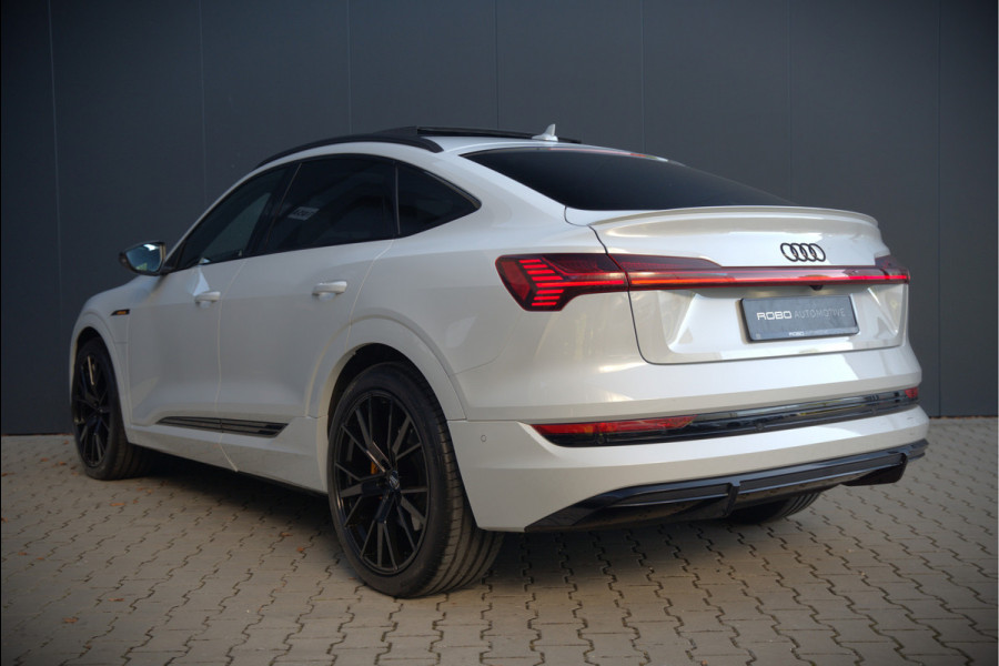 Audi e-tron Sportback 55 quattro S edition 95 kWh S-Line | Panoramadak | Bang & Olufsen | Carbon | Stoelverwarming | Camera | Matrix LED | Luchtvering | Cruise Control | Keyless | B&O | SOH 91,2%