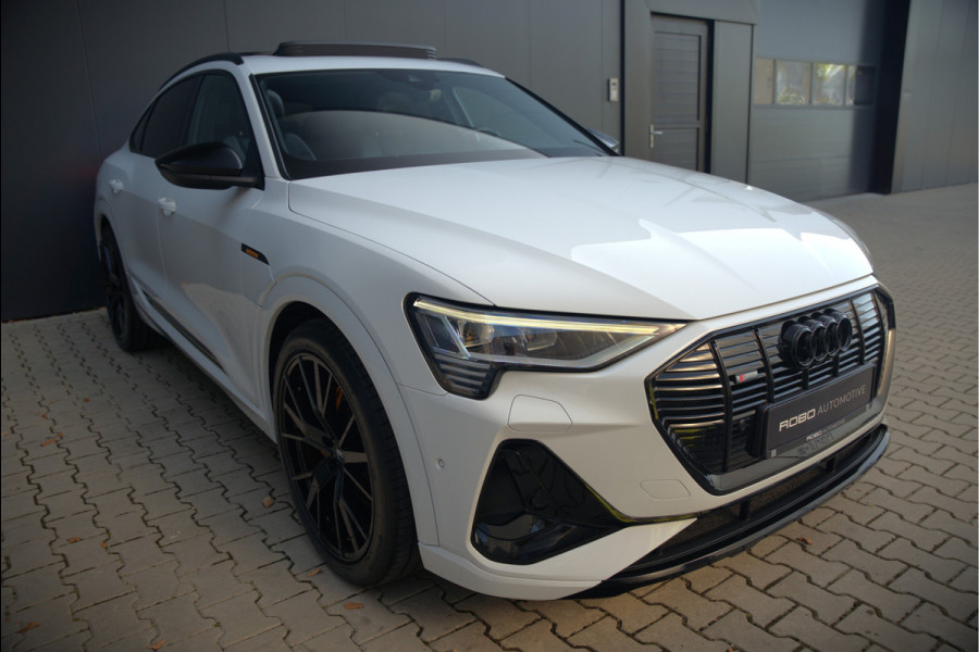 Audi e-tron Sportback 55 quattro S edition 95 kWh S-Line | Panoramadak | Bang & Olufsen | Carbon | Stoelverwarming | Camera | Matrix LED | Luchtvering | Cruise Control | Keyless | B&O | SOH 91,2%