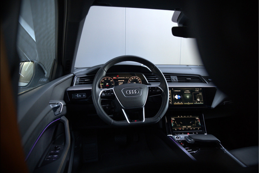 Audi e-tron Sportback 55 quattro S edition 95 kWh S-Line | Panoramadak | Bang & Olufsen | Carbon | Stoelverwarming | Camera | Matrix LED | Luchtvering | Cruise Control | Keyless | B&O | SOH 91,2%