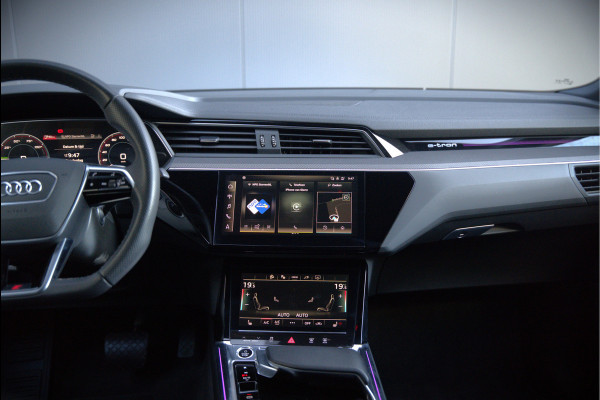 Audi e-tron Sportback 55 quattro S edition 95 kWh S-Line | Panoramadak | Bang & Olufsen | Carbon | Stoelverwarming | Camera | Matrix LED | Luchtvering | Cruise Control | Keyless | B&O | SOH 91,2%