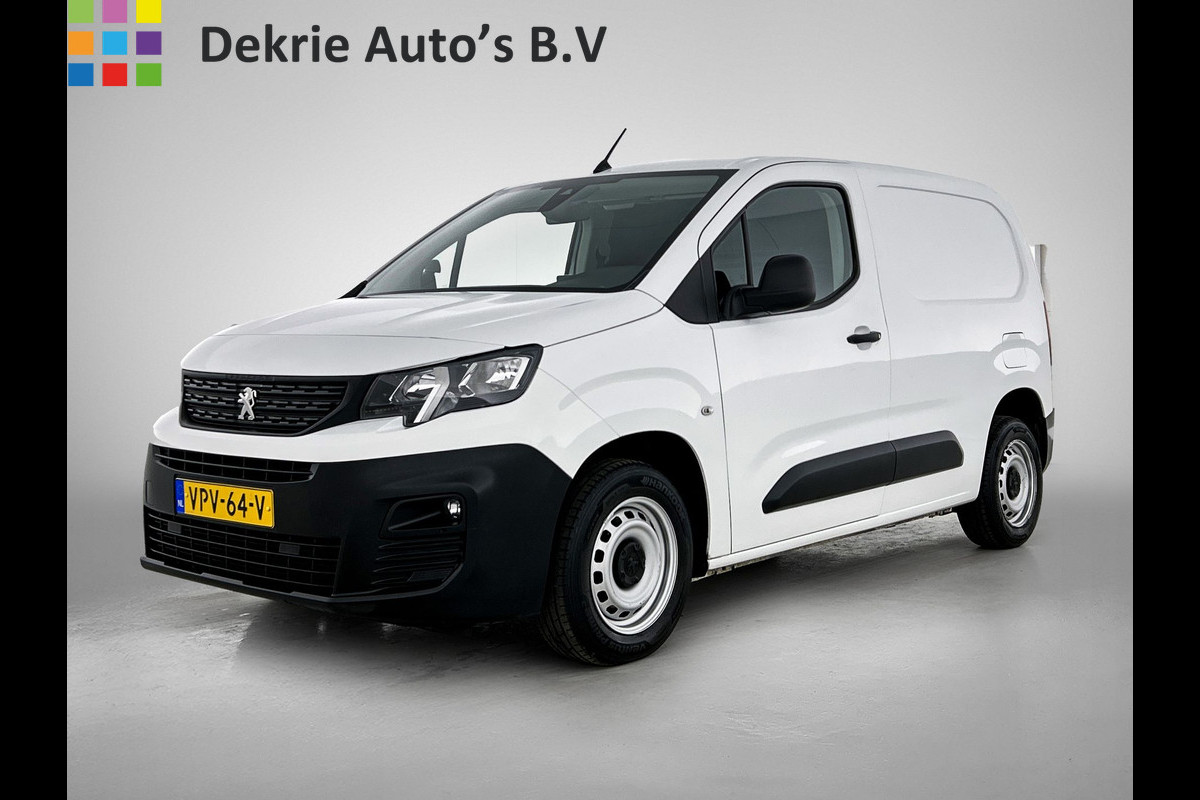 Peugeot Partner 1.2 Benzine 111PK Euro6 Premium / Airco / Navigatie / Cruise-ctr. / Schuifdeur + Raam / Radio multimedia / Apk nieuw