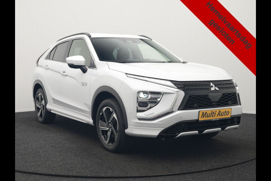 Mitsubishi Eclipse Cross 2.4 Intense+ PHEV 188pk Dealer O.H. | Trekhaak Afn. | 360 Camera | Adaptive Cruise | Lederen Sportstoelen & Stuur Verwarmd | Navigatie Via TomTom | Apple Carplay | Keyless | Blis | DAB |  Plug In Hybrid