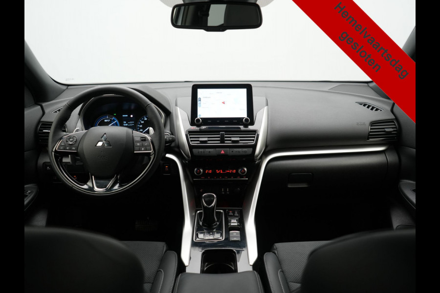 Mitsubishi Eclipse Cross 2.4 Intense+ PHEV 188pk Dealer O.H. | Trekhaak Afn. | 360 Camera | Adaptive Cruise | Alcantara Sportstoelen Verwarmd | Apple Carplay | Keyless | Stuur Verwarmd | Navigatie | Blis | DAB | Plug In Hybr