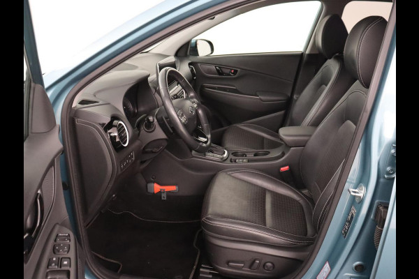 Hyundai Kona 1.6 GDI HEV Premium | 1e eigenaar | Stoelventilatie | Leder | Adaptive cruise | Head-Up | Trekhaak | Achterbankverwarming | Carplay | Navigatie | Keyless | Krell Audio | Side Assist | Stoelverwarming