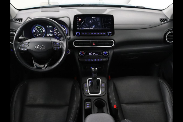 Hyundai Kona 1.6 GDI HEV Premium | 1e eigenaar | Stoelventilatie | Leder | Adaptive cruise | Head-Up | Trekhaak | Achterbankverwarming | Carplay | Navigatie | Keyless | Krell Audio | Side Assist | Stoelverwarming