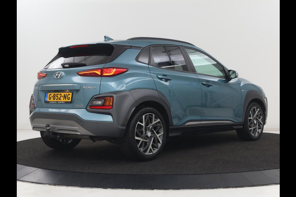 Hyundai Kona 1.6 GDI HEV Premium | 1e eigenaar | Stoelventilatie | Leder | Adaptive cruise | Head-Up | Trekhaak | Achterbankverwarming | Carplay | Navigatie | Keyless | Krell Audio | Side Assist | Stoelverwarming