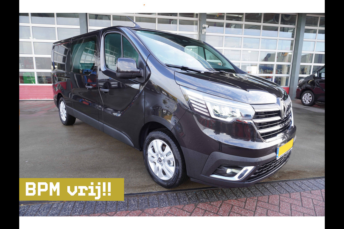 Renault Trafic 2.0 Blue dCi 130PK T29 L2H1 Advance Dubbelcabine Nr. V159 | Airco | Cruise | Camera |Trekhaak | Apple CP| Betimmering | 17"LM Velgen