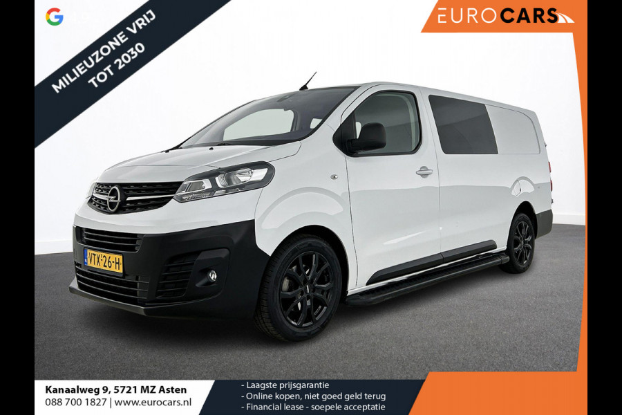 Opel Vivaro 145pk L3H1 Dubbele Cabine Sport Edition Navigatie Climate Control Trekhaak Trekhaak Parkeer sensoren Lichtmetalen Velgen