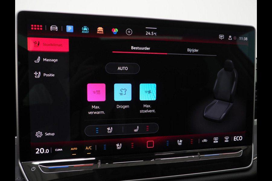 Volkswagen Passat Variant 1.5 eHybrid Elegance | Panoramadak | Leder | Trekhaak | HUD | Massage | 360 | Sfeerlicht | Keyless | Carplay