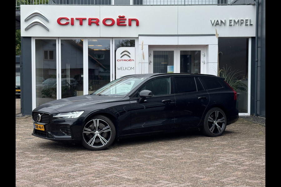 Volvo V60 2.0 T6 Plug-in hybrid AWD Ultimate Dark Long Range | Trekhaak | 100% SOH | Leder + Memory | Winter Pack