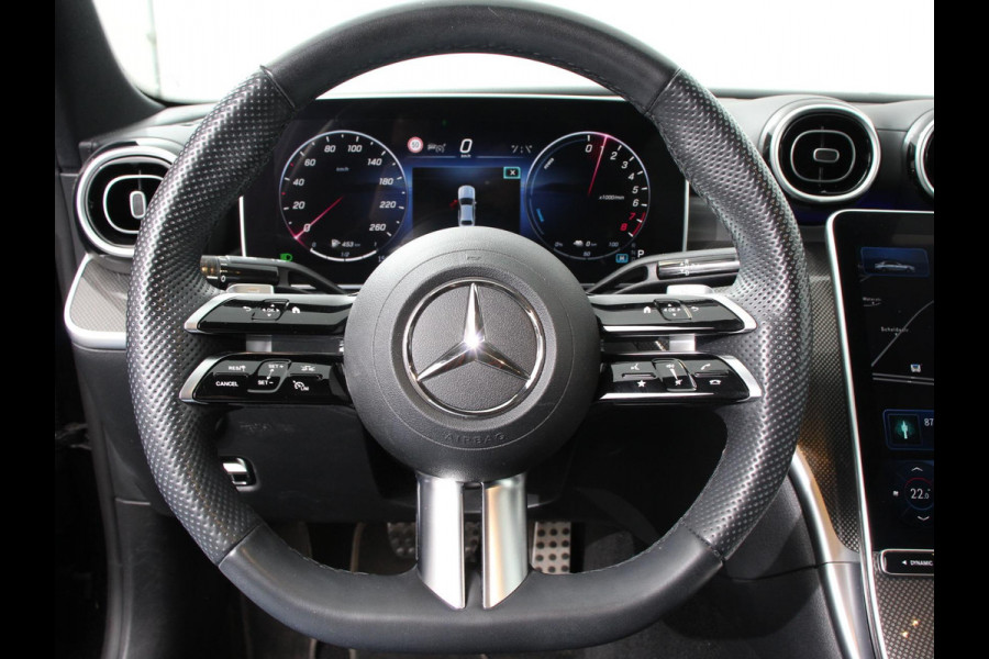 Mercedes-Benz C-Klasse 300e AMG Line sedan Automaat | Climate control | Adaptieve cruise control | Parkeersensoren | Achteruitrijcamera | Sfeerverlichting | Stoelverwarming | Keyless | LED | Navigatie