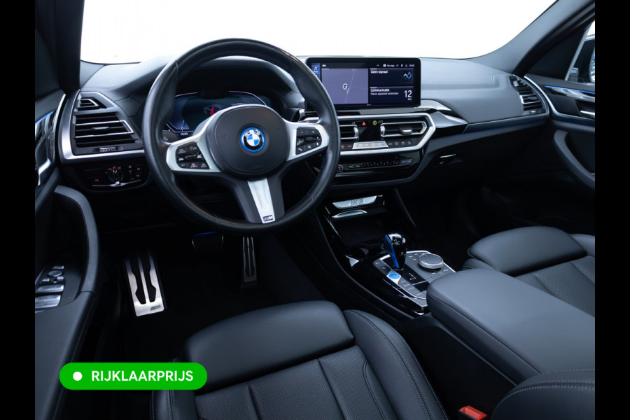 BMW iX3 M-Sport High Executive 80 kWh | Pano | Leder | Led | Shadowline | Stoelverwarming | Camera | Carbon black metallic, 460 km WLTP